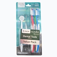 نورسينا - طقم العناية بالأسنان أربع فرش ناعمة مع م...