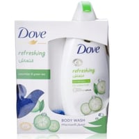 دوف - سائل استحمام بالخيار و الشاي الاخضر 250مل+لي...