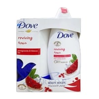 دوف - سائل استحمام موجة حيوية 250مل+ليفة- Dove
