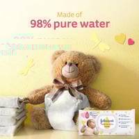 جونسون - مناديل أطفال مبللة فائقة الحساسية 56 عبوة...