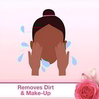 جونسون - منظف جل مائي بماء الورد للبشرة العادية فر...