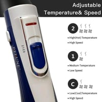 ريبون - مصفف احترافي للشعر RE-2025-2 مع ملحقين