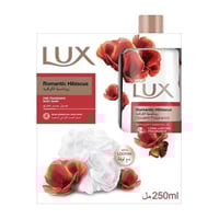 لوكس - جل استحمام رومانسية الكركديه مع ليفة - 250...