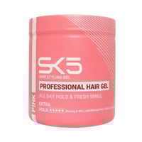 إس كيه فايف - جل لتصفيف الشعر باللون الزهري بثبات...