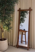 مرايا أرضية كلاسيك من الخشب الطبيعي – فخامة خالدة...