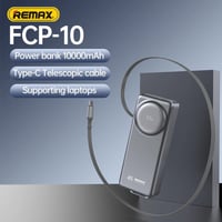 باور بنك REMAX FCP-10 بقوة 45 واط وكابل شحن تلسكوب...