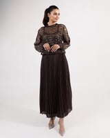 تنورة بني براند تركي