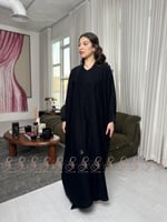 عباية الدانوب نص بشت كريب ساده