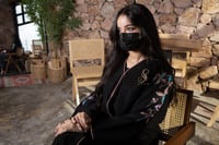 عباية كتان الأناقه