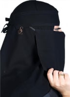 نقاب ربع مقوى بربطة