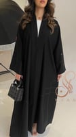 عباية كتان بأزرار