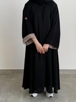 عباية بسمة لينن واقف