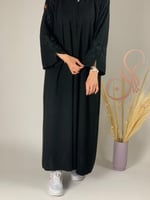 عباية تطريز اغصان بفتحه