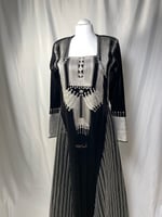 ثوب عسيري اسود مخمل رقم 9