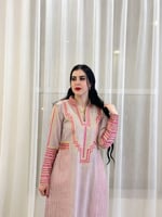 ثوب عسيري وردي رقم 20