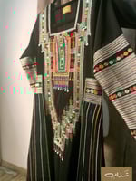 ثوب عسيري اسود رقم 17