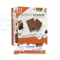 باور كرانش بروتين بار ويفر بحلوة زبدة الفول السودا...