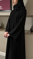 عباية صيفيه بتدخيله سوداء-470