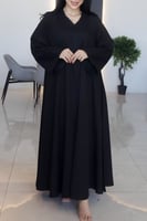 عباية ربع كلوش بتصميم عصري وعملي سادة