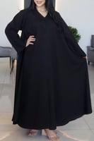 عباية ربع كلوش بتصميم عصري وعملي سادة