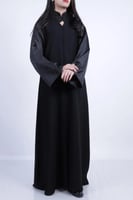 عبايه نص كلوش تدخيلة كم كامل-722