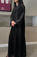 عباية ربع كلوش بقماش انترنت-550