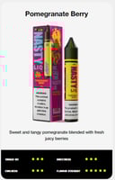 نكهة ناستي رمان توت Nasty Liq Pomegranate Berry