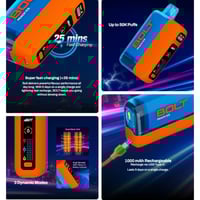 NASTY BOLT 50000 سحبة سيجارة ناستي بولت 50000 شفطة