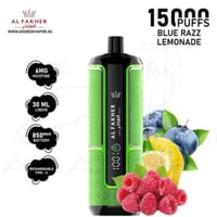 كراون بار الفاخر 15000 سحبة بطعم بلوراز ليمون AL F...