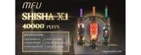 شيشة مفو 40000موش الشيشة X1عدة نكهات
