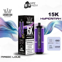 كراون بار الفاخر 15000 سحبة بطعم ماجيك لوف AL FAKH...