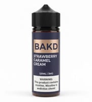 نكهة فيب 120 مل بيكيد كريم كراميل فراولة BAKD