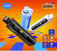 VOZOL جهاز فيب شيشة فوزول 25000 شفطة عدة نكهات 3 ن...