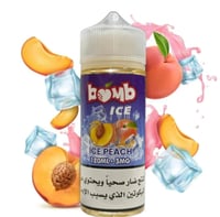نكهة فيب بومب خوخ ايس - BOMB Peach ICE Vape - 120M...