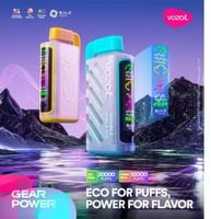 VOZOL سحبة سيجارة فوزول 20000 شفطة عدة نكهات 50 ني...