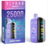 سحبة الف بار 25000 موشة Elf Bar Raya D3 25000