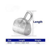 Glow slider for sliding Jigs 5pcs/bag - سلايدر مضي...