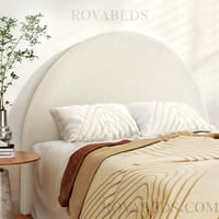 سرير نوم ALISSA بقماش بوكليه