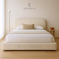 سرير نوم ROSIE بقماش بوكليه