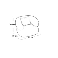 طقم غرفة معيشة خشب سويدي ومخمل قطعتين - ابيض