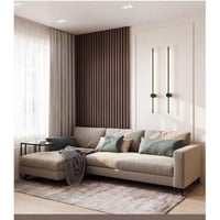 كنبة زاوية 270×150×85×90 سم - بيج