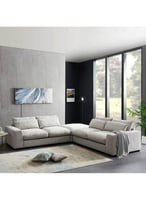 متجر بيتك كنبة زاوية 85x85x270x300 سم - اوف وابت