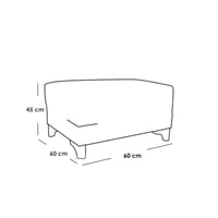 كنبة ثلاث مقاعد خشب سويدي ومخمل - أزرق