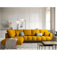 كنبة زاوية 85×180×85×250 سم - أصفر