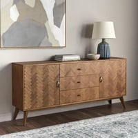 بوفيه خشب بني - 175×80×50 سم