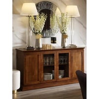 بوفيه خشب بني - 180×95×60 سم