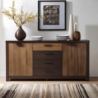 بوفيه خشب 160×40×110 سم - بني