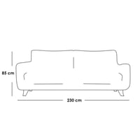 طقم غرفة معيشة 3 قطع - رمادي