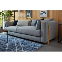 كنبة 4 مقاعد 300×85×85 سم - رمادي