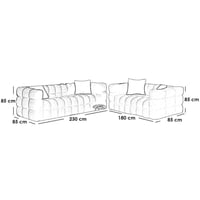 طقم غرفة معيشة ام دي اف تايلاندي و بوكلية قطعتين -...
